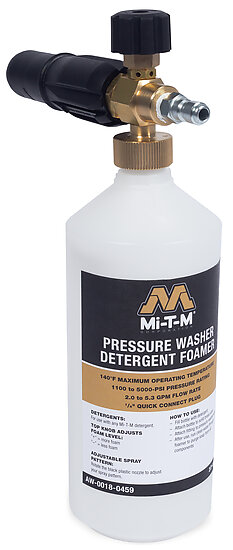 pressure washer detergent foamer