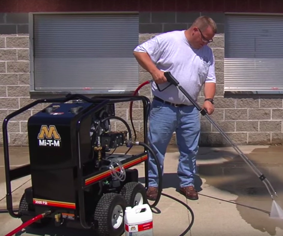 How to Use a Gas Hot Water Pressure Washer