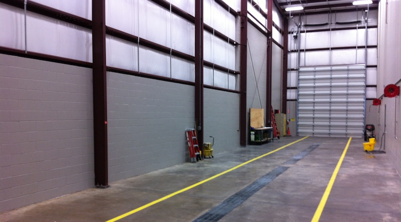 wash bay interior