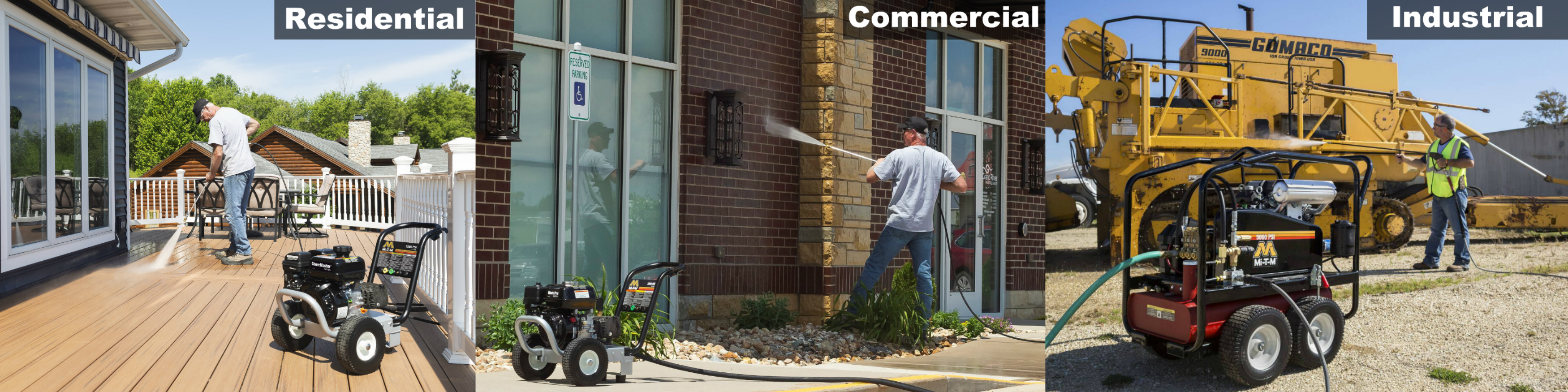 Pressure Washers Residential Commercial Industrial