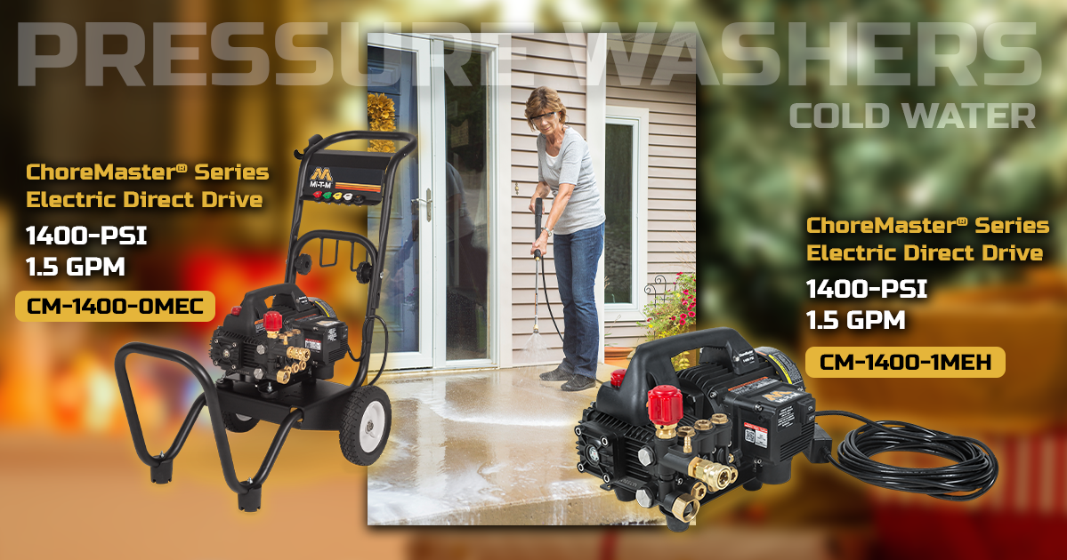 Cam Spray Professional 3000 PSI (Electric - Cold Water) Wall Mount Pressure  Washer w/ Auto Start-Stop (230V 1-Phase)