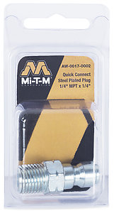 MI T M AW-0017-0002 1/4MNPTx1/4 Qc Plug 