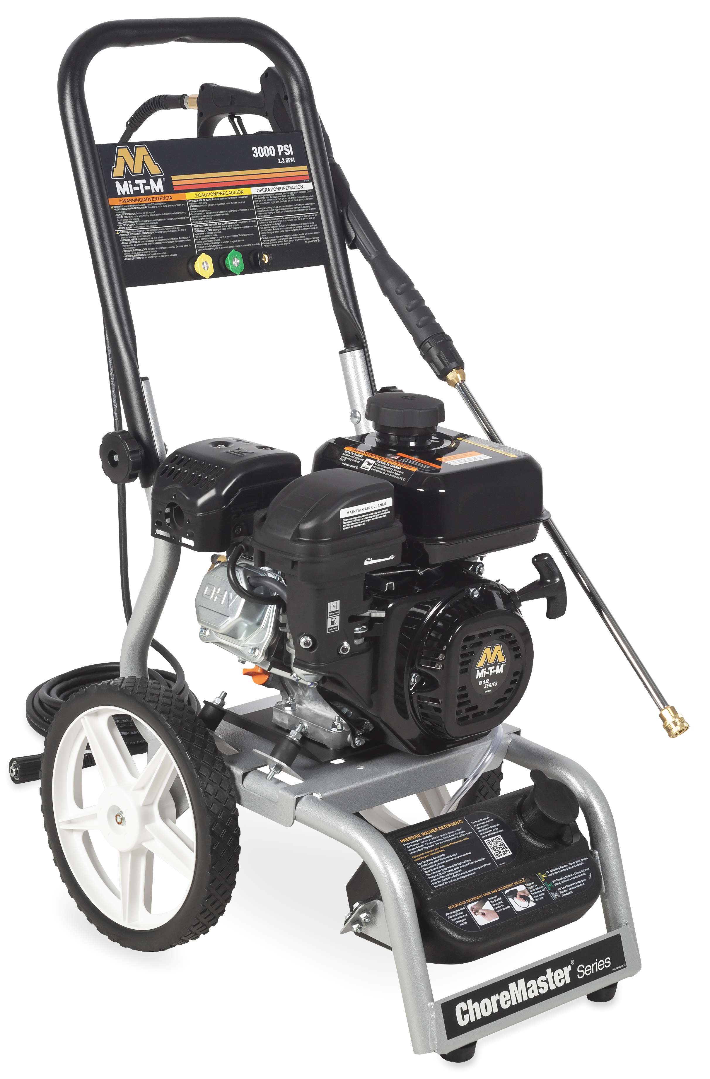 Mi-T-M CAW Aluminum Series 3000 PSI 3.9 GPM (Electric - Cold Water)  Wall-Mount Direct Drive Pressure Washer