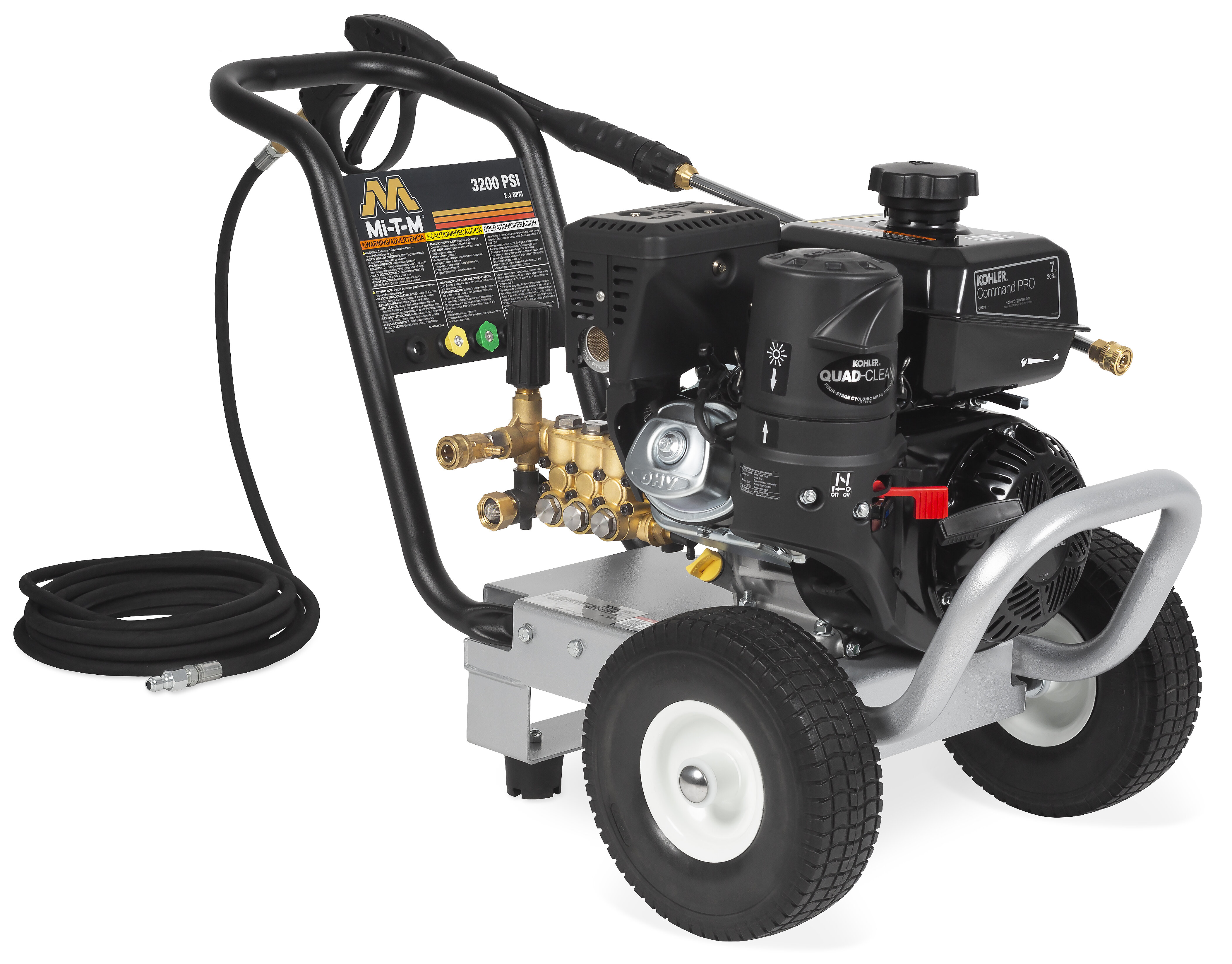 gas powered pressure washers