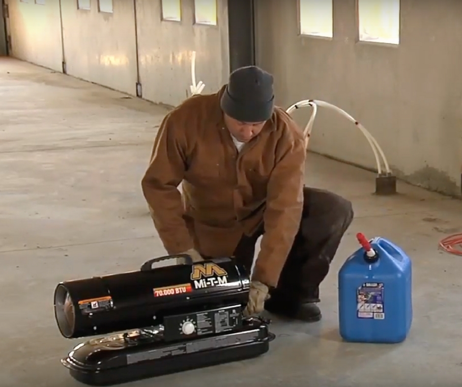 portable propane heater