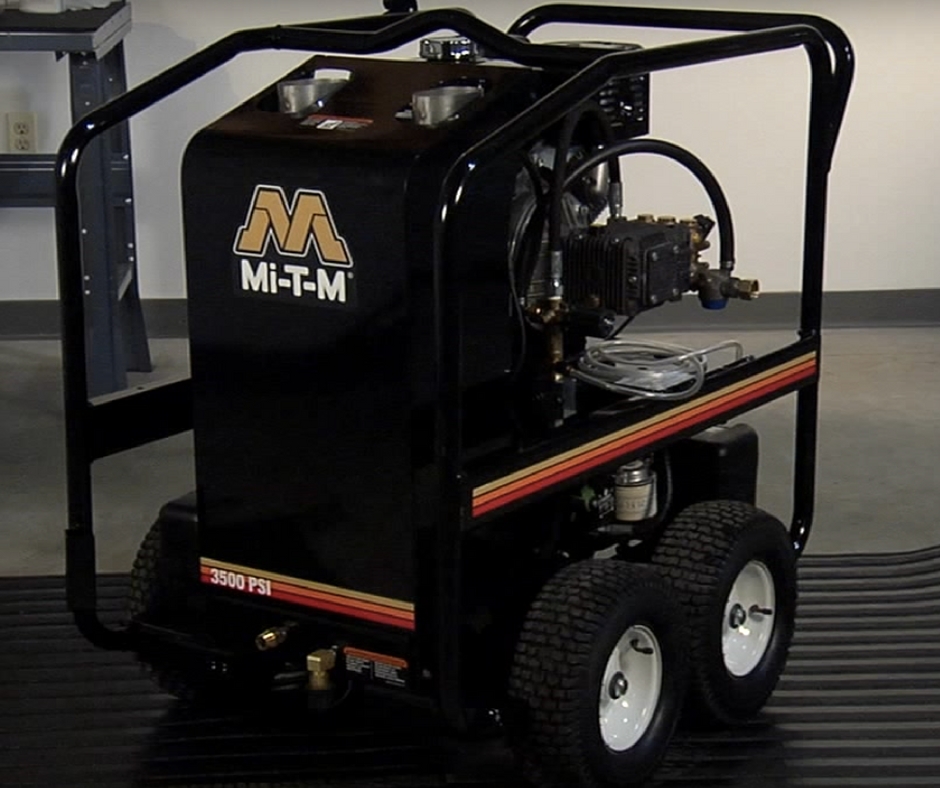 Mi-T-M Hot Water Pressure Washer 1500 psi GH-1502-LM10 LP Fire