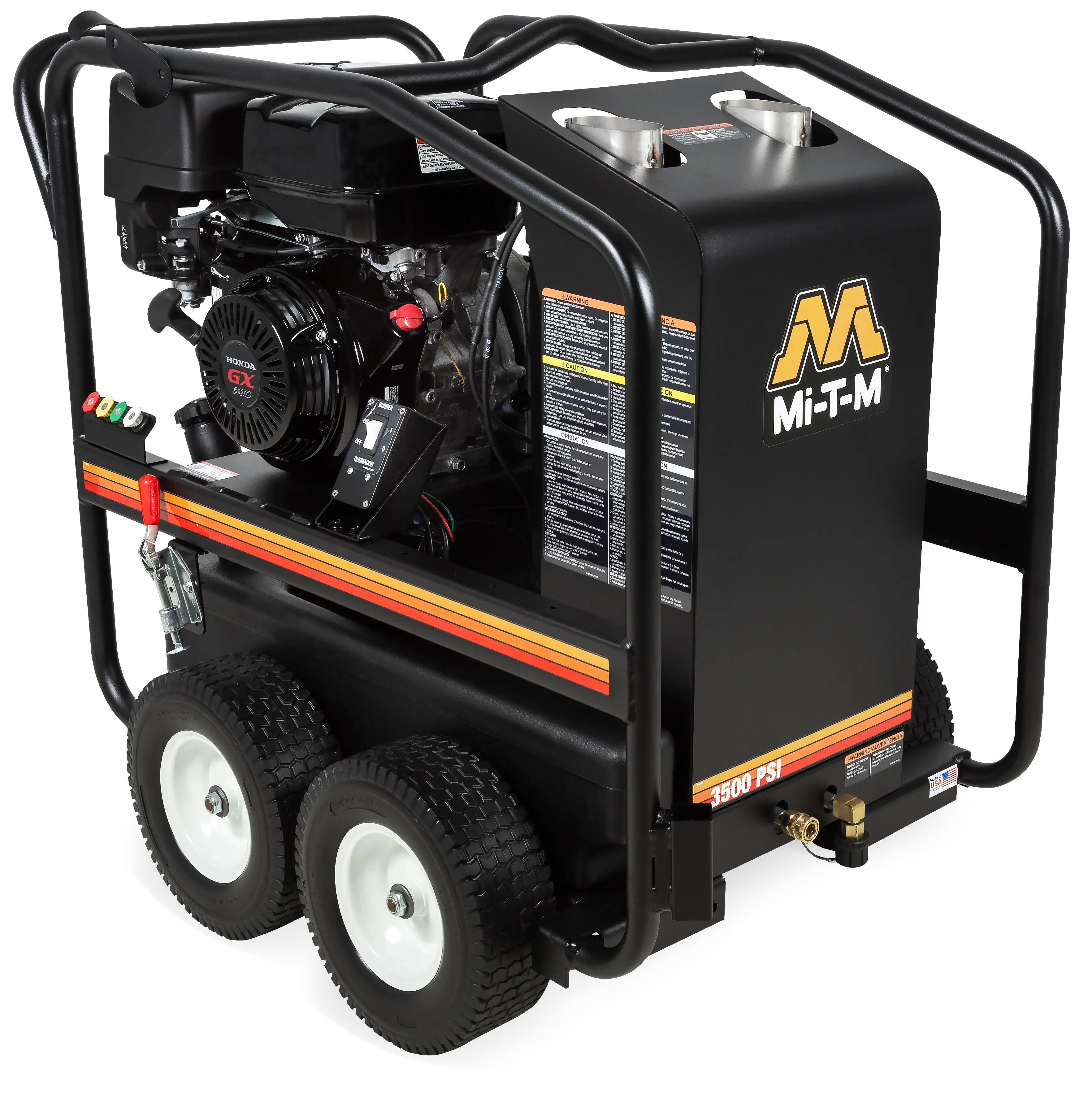 Mi-T-M Hot Water Pressure Washer 1500 psi GH-1502-LM10 LP Fire