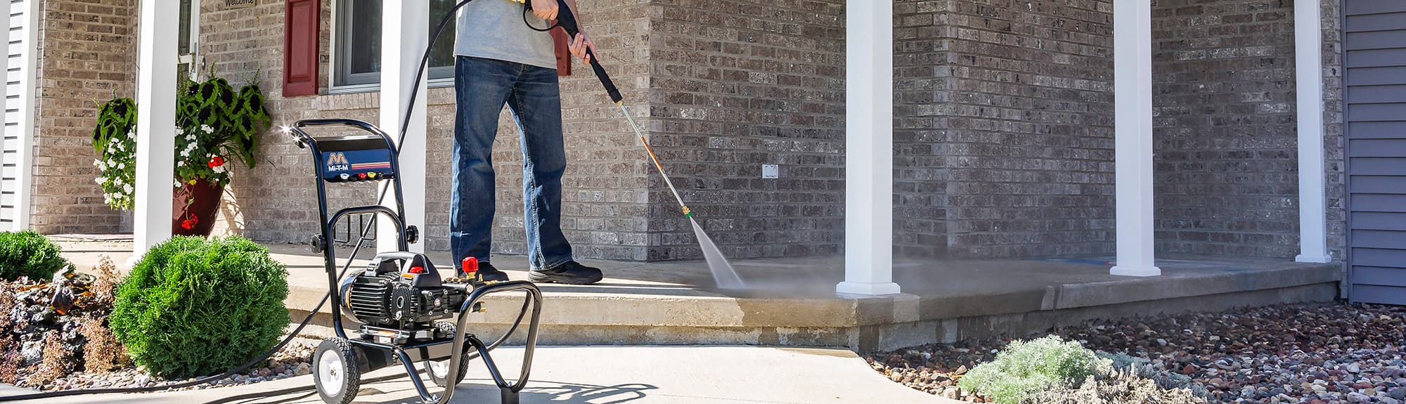Residential Pressure Washers Banner Image