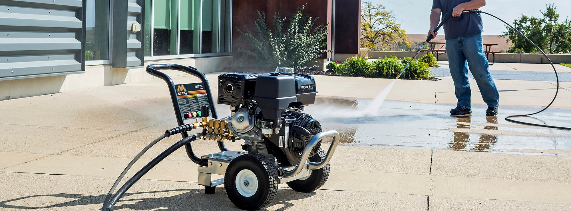 Mi-T-M® Industrial Gas Pressure Washer