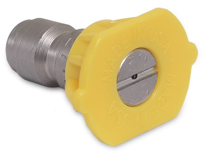 yellow pressure washer nozzle