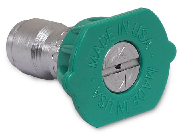 green pressure washer nozzle