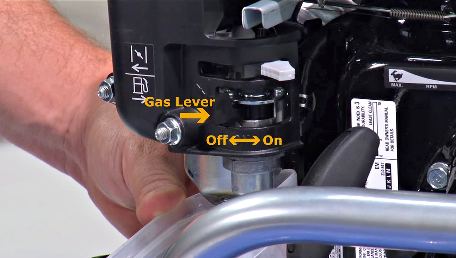 Turn Gas lever off