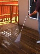 pressure washing deck