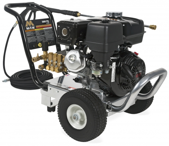 Mi-T-M Hot Water Pressure Washer 1500 psi GH-1502-LM10 LP Fire