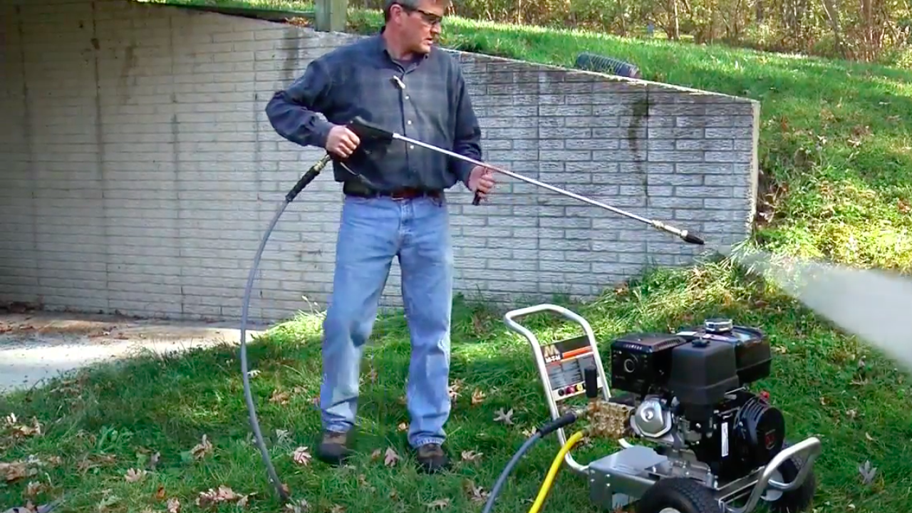 Mike's Quick Tips: Blocking For Your Wall-Mounted Pressure Washer