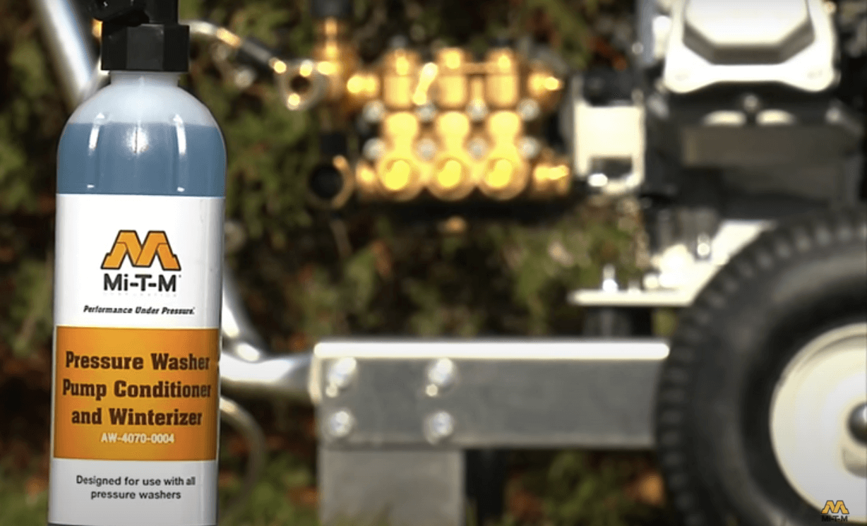 How to winterize a pressure washer