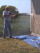 stripping paint with pressure washer