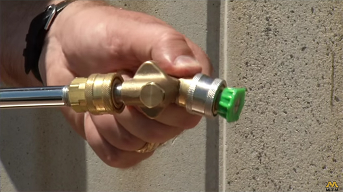 pivot coupler pressure washer nozzle